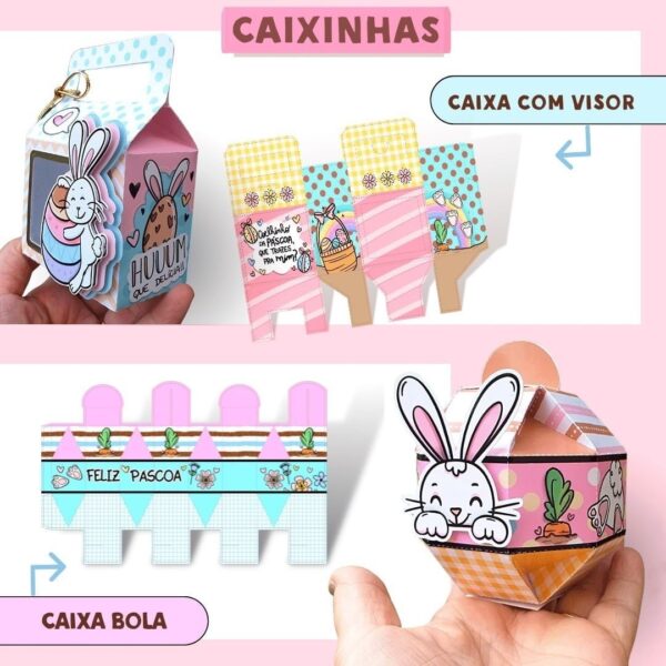 Pack Mimos De Páscoa Artes P Personalizados Imprimir Cortar