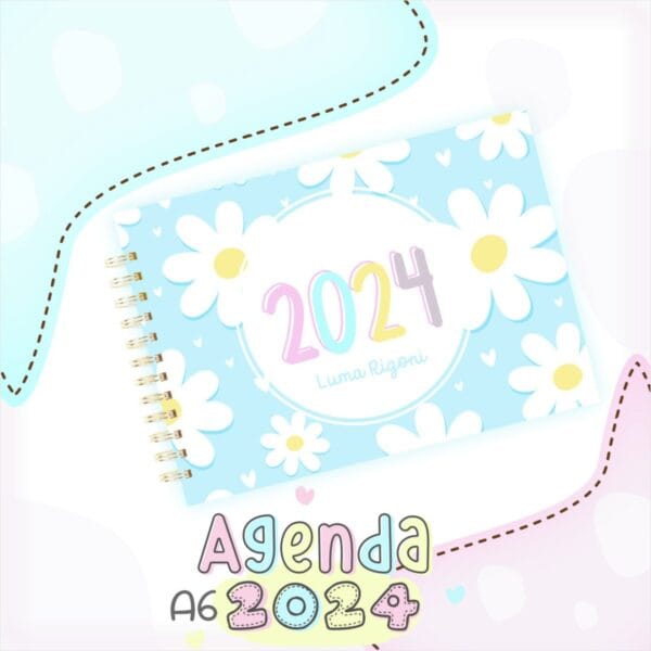 Pack Mini Agenda A6 2024 - Arquivo Digital