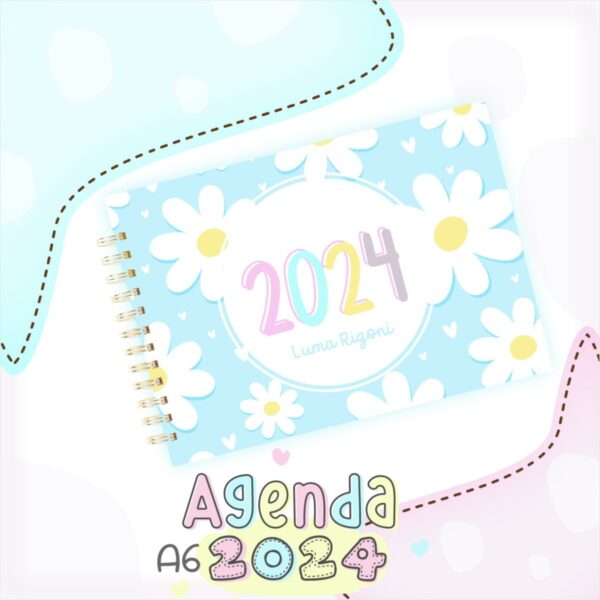 Pack Mini Agenda A6 2024 - Arquivo Digital - Imagem 4