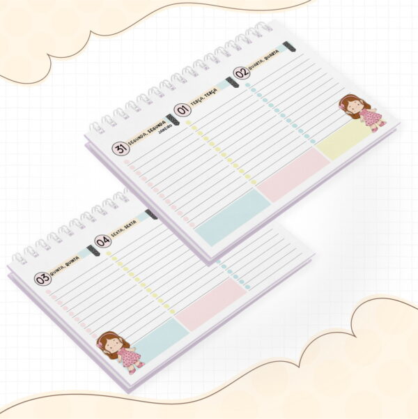 Pack Mini Planner Escolar 2022 - Arquivo Digital - Imagem 3