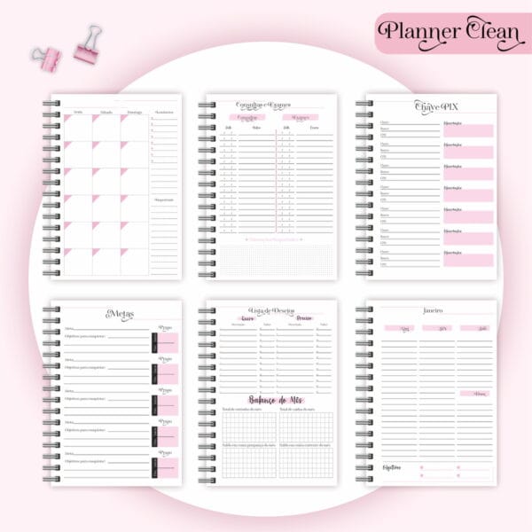 Pack Planner Clean 2023 - Arquivo Digital
