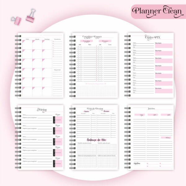 Pack Planner Clean 2023 - Arquivo Digital - Imagem 3