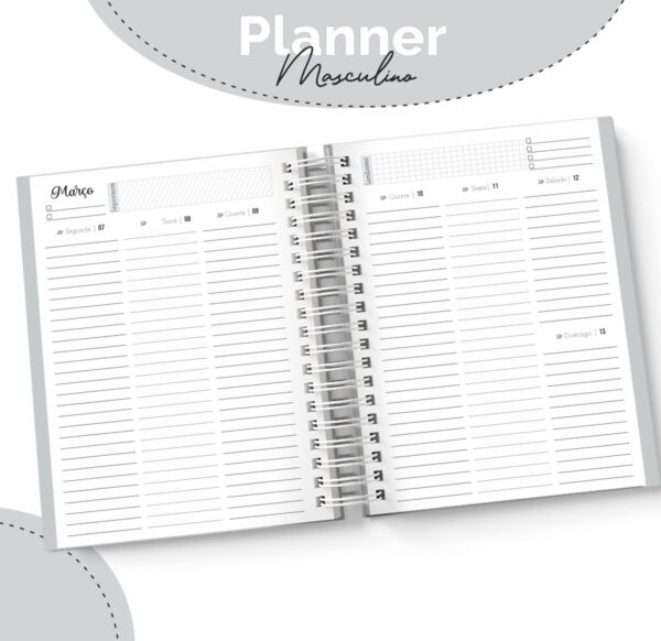 Pack Planners Masculino - Arquivo Digital - Imagem 3