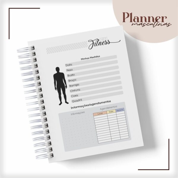 Pack Planners Masculinos - Arquivo Digital - Imagem 3