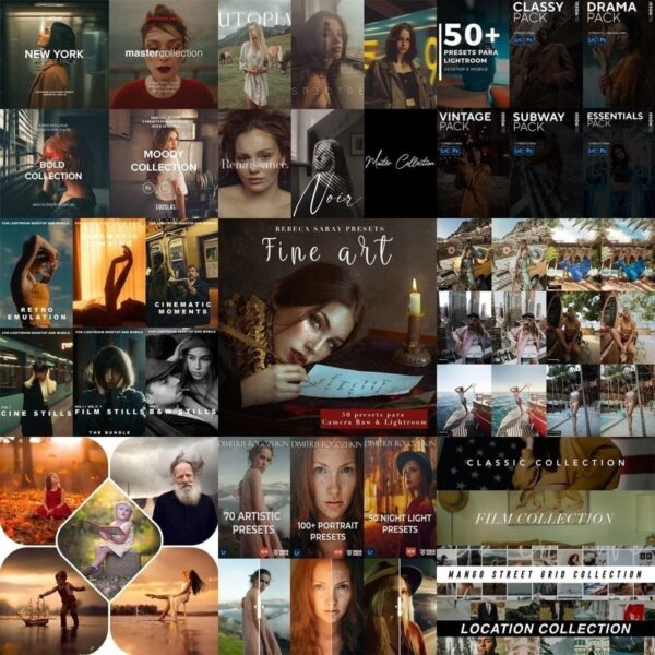 Pack Presets Lucas Pinhel, Luizclas, Guii Rossi, Cinematic +