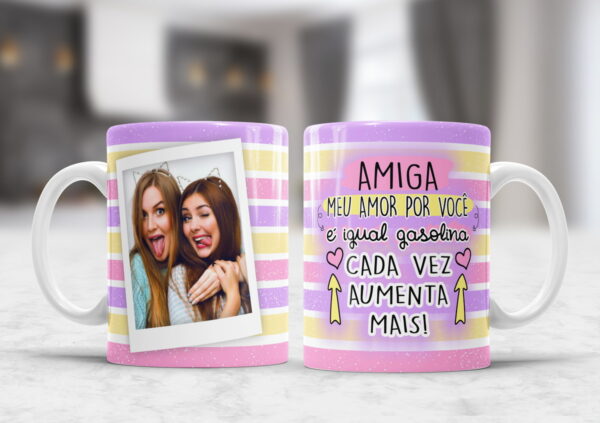 Pacote Artes Canecas Amizade - Png e Corel - Imagem 2