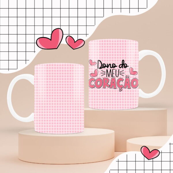 Pacote de Artes Canecas Namorados - Arquivo Digital - Imagem 4