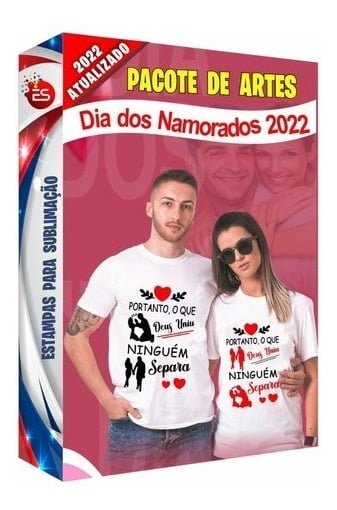 Pacote De Artes Dia Dos Namorados Camisas