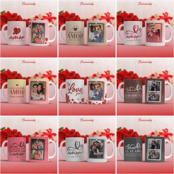 Pacote Romance - Arquivos JPG para Presentes Personalizados