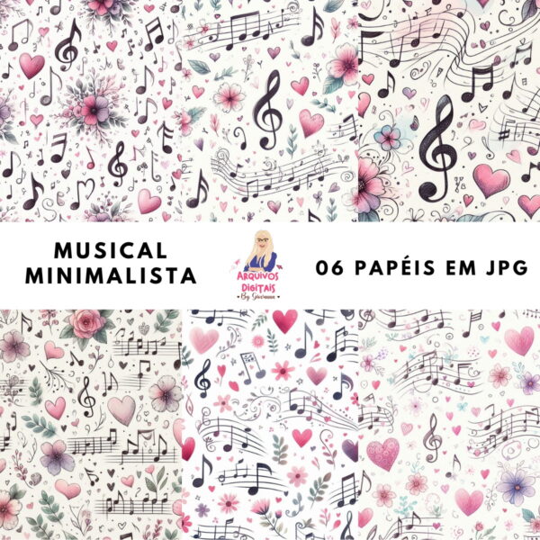 papeis digitais musical minimalista jpeg papeis digitais musical minimalista jpeg