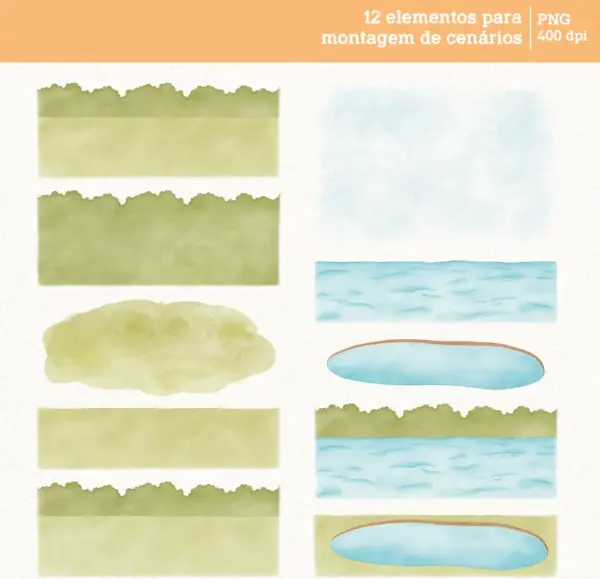 Patinhos Aquarela Arquivos Digitais Png Kit Para Sublimacao 9