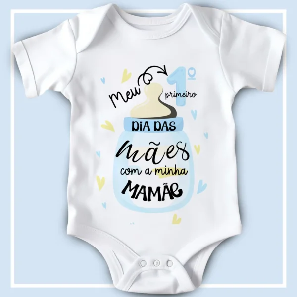 Personalize Body de Bebê para o Dia das Mães - Kit Digital