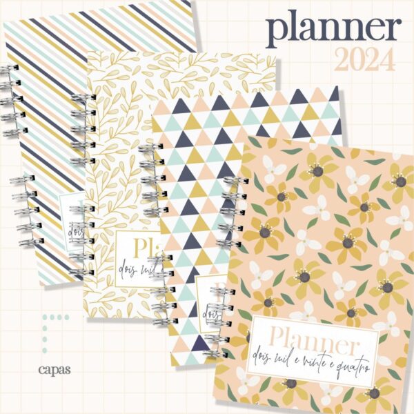 planner 2024 feminino arquivo digital scrapbook