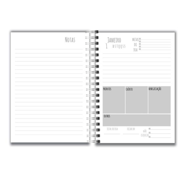 Planner Bancário Masculino - Arquivo Digital - Imagem 3