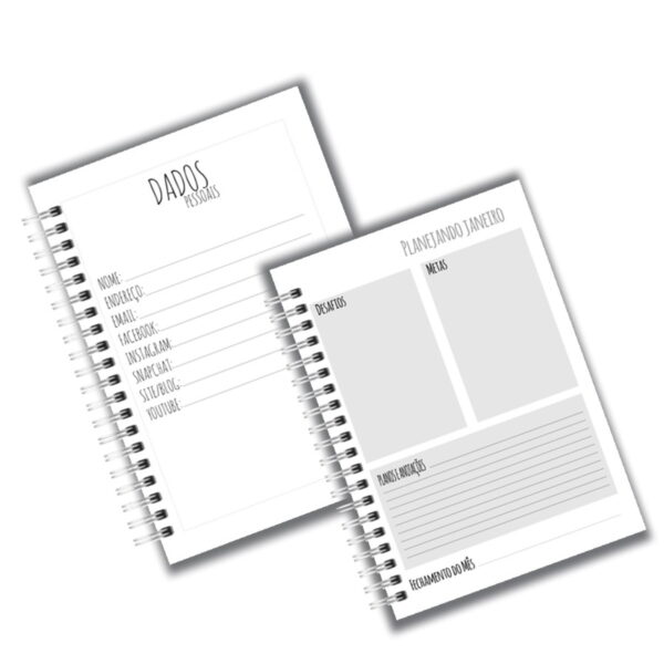 Planner Bancário Masculino - Arquivo Digital - Imagem 2
