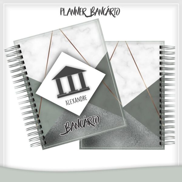 planner bancario masculino arquivo digital kit digital