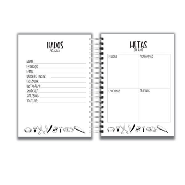 Planner Barbearia - Arquivo Digital - Imagem 2
