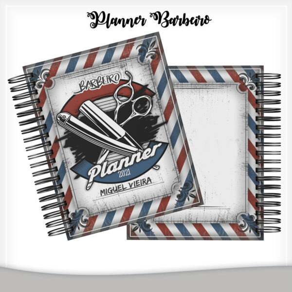 planner barbearia arquivo digital