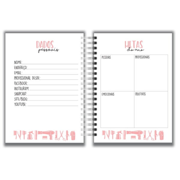Planner Cabeleireira - Arquivo Digital - Imagem 2