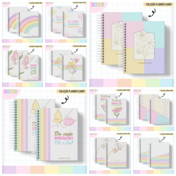 planner candy 2025 arquivo digital agendas datadas