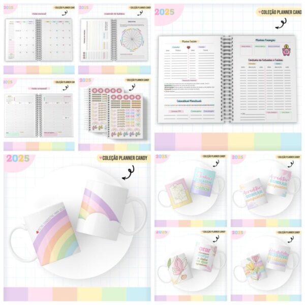 Planner Candy 2025 - Arquivo Digital - Imagem 2
