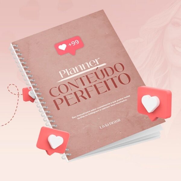 Planner Conteúdo Perfeito Lívia Brasil Arquivo Digital Pdf