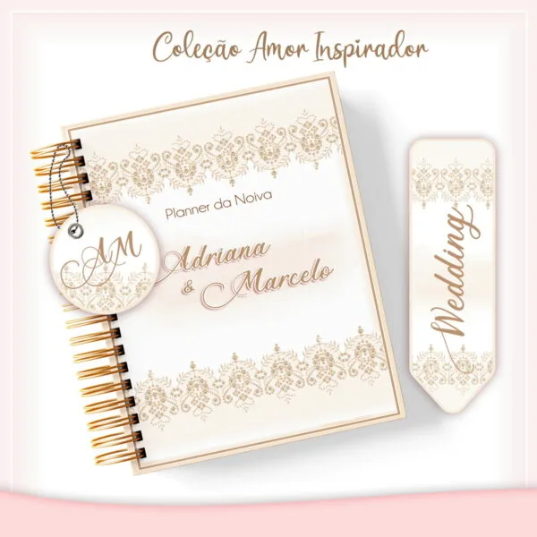 Planner da Noiva Dourado - Arquivo Digital