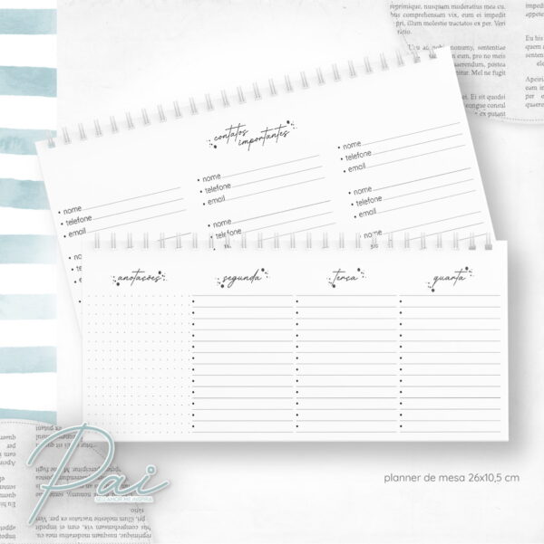 Planner de Mesa Dia dos Pais - Arquivo Digital - Imagem 3