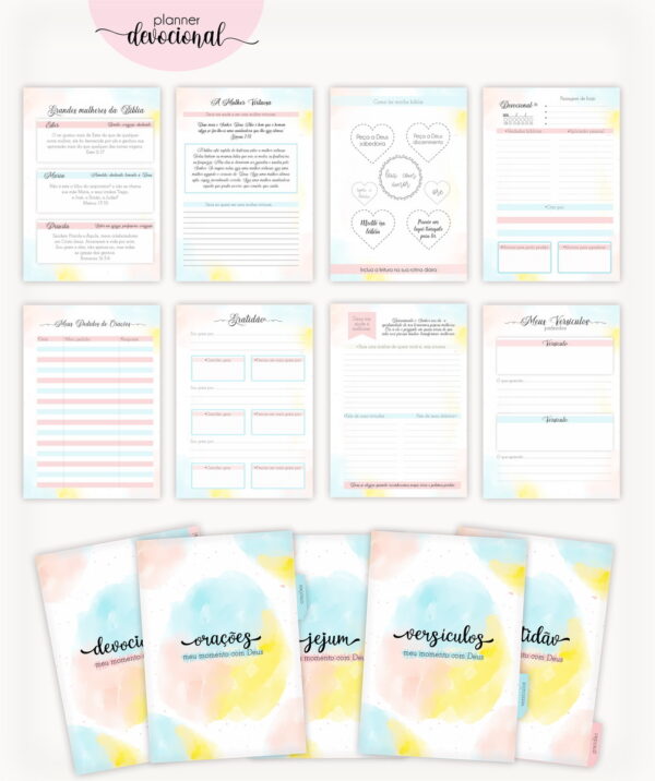 Planner Devocional "Deem graças ao Senhor" - Arquivo Digital - Imagem 3