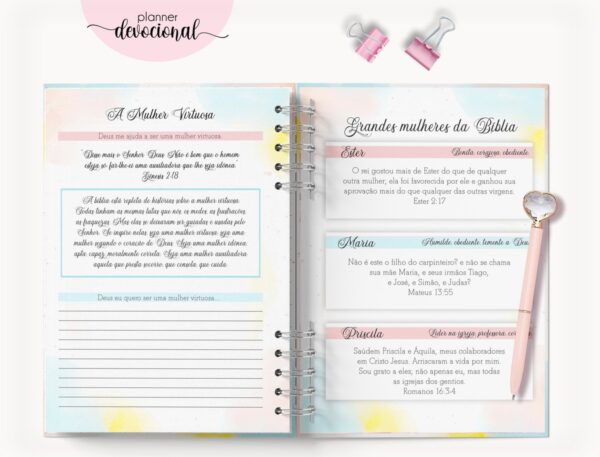 Planner Devocional "Deem graças ao Senhor" - Arquivo Digital - Imagem 2