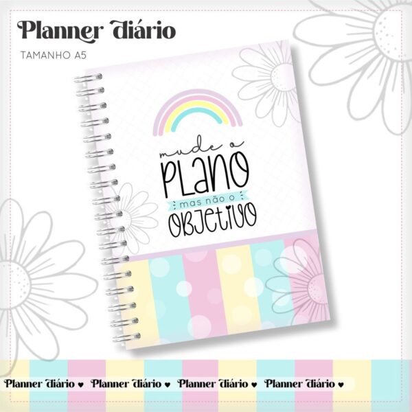 planner diario arquivo digital papelaria personalizada