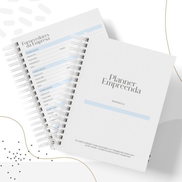 Planner Empreenda Masculino - Arquivo Digital - Imagem 2
