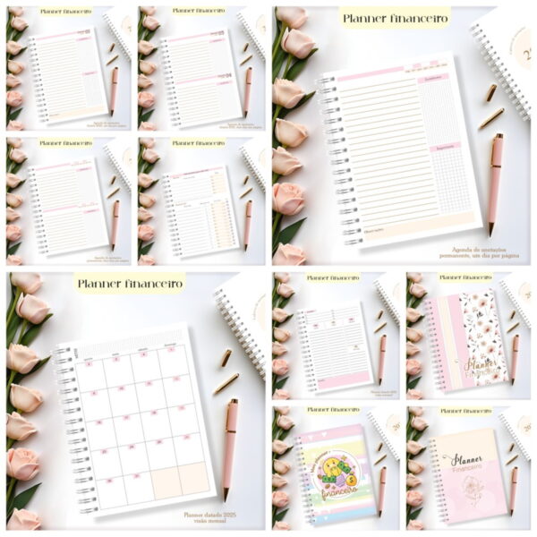 Planner Financeiro 2025 Feminino - Arquivo Digital - Imagem 5