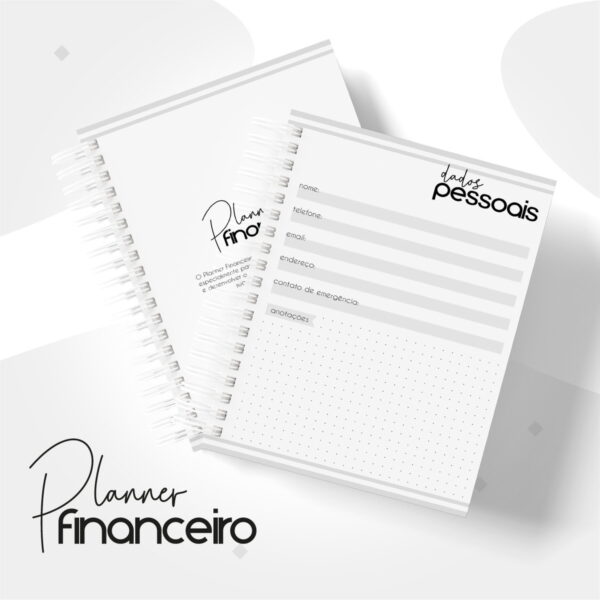 Planner Financeiro Pessoal Masculino - Arquivo Digital - Imagem 4