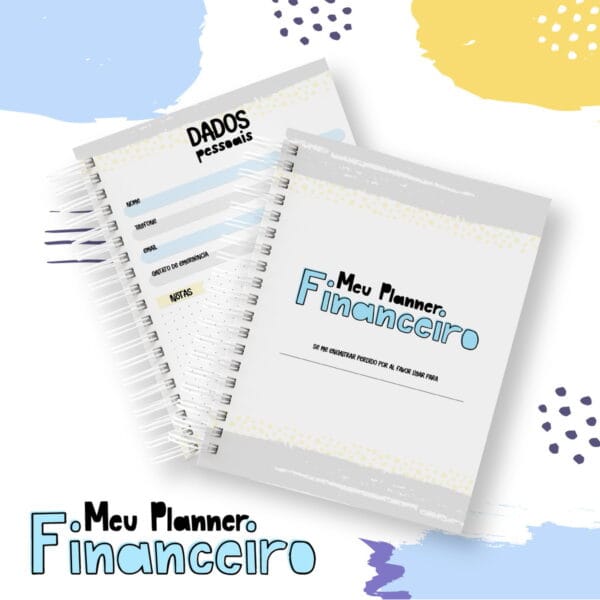 Planner Financeiro Teen Menino - Arquivo Digital - Imagem 2