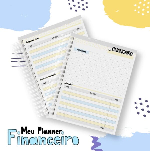 Planner Financeiro Teen Menino - Arquivo Digital - Imagem 4