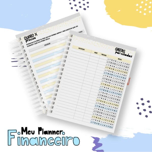 Planner Financeiro Teen Menino - Arquivo Digital - Imagem 3