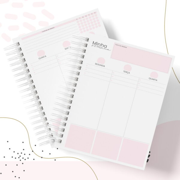 Planner Fitness Feminino Permanente - Arquivo Digital - Imagem 2