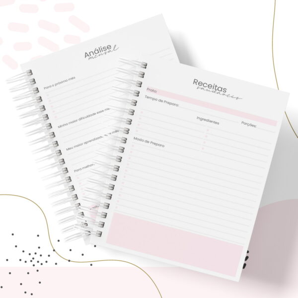 Planner Fitness Feminino Permanente - Arquivo Digital - Imagem 4