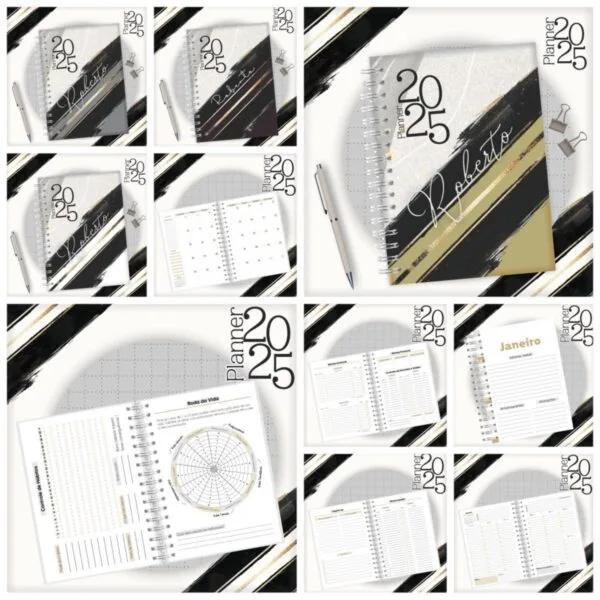 Planner Masculino 2025 - Arquivo Digital