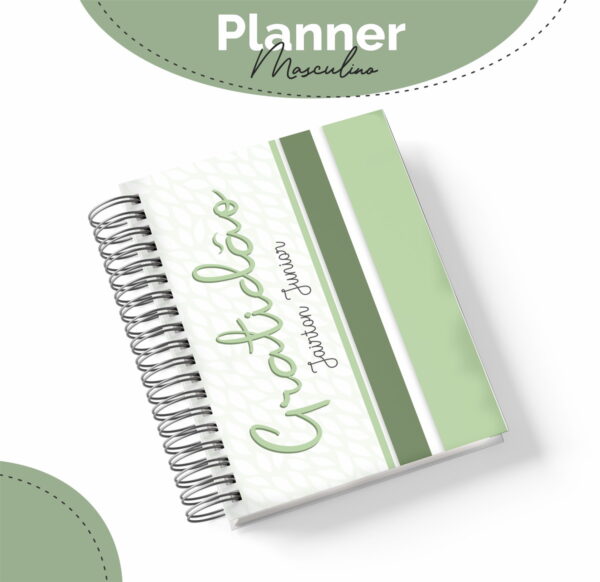 planner masculino gratidao arquivo digital scrapbook