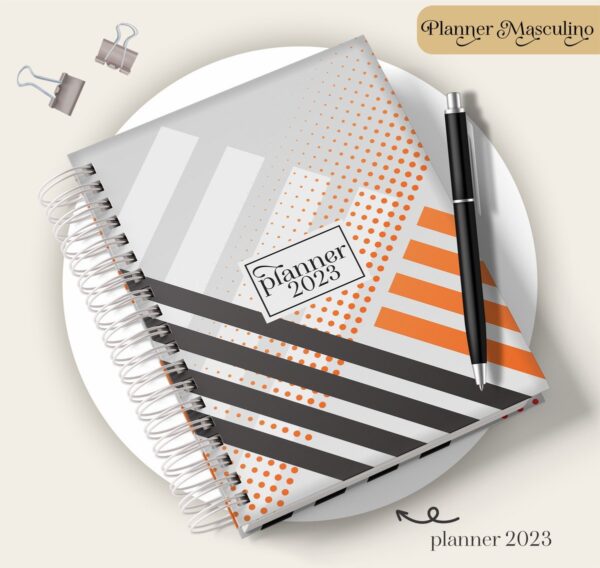 planner masculino mod 05 arquivo digital scrapbook