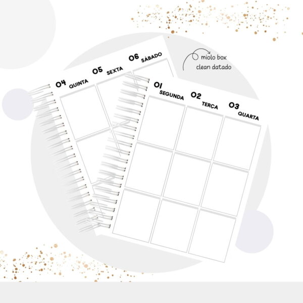 Planner Masculino Permanente e Datado - Arquivo Digital - Imagem 4