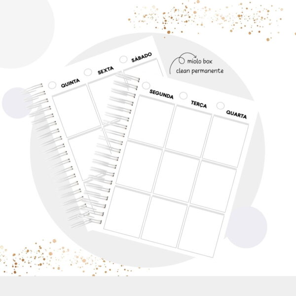 Planner Masculino Permanente e Datado - Arquivo Digital - Imagem 3