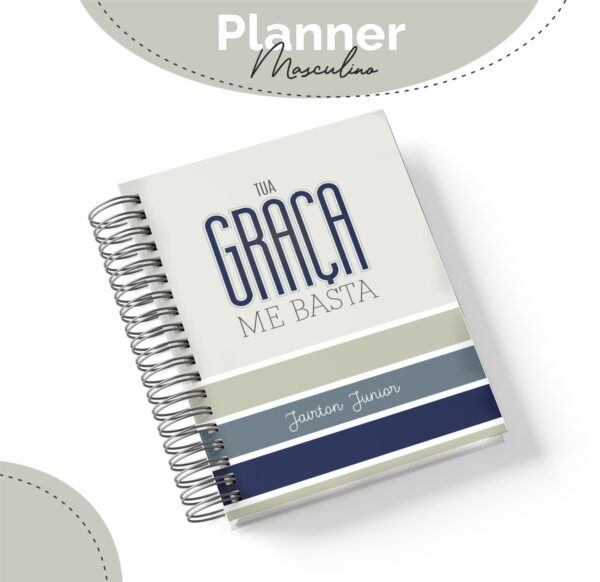 planner masculino tua graca me basta arquivo digital anotacoes