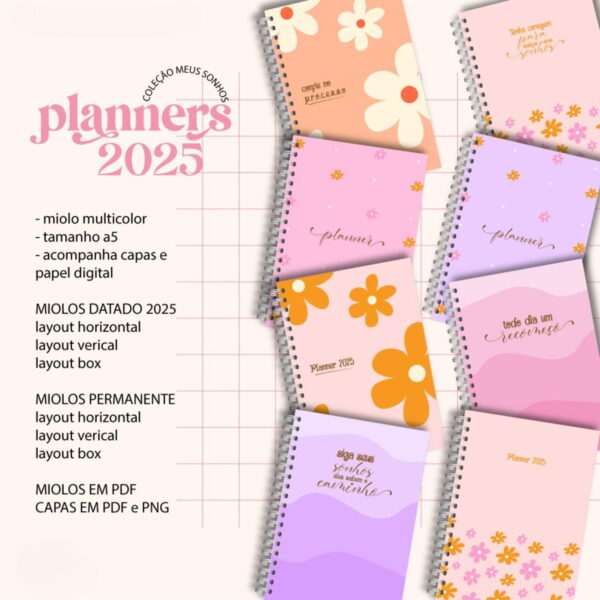planner rose 2025 feminino arquivo digital planner rose 2025 feminino arquivo digital