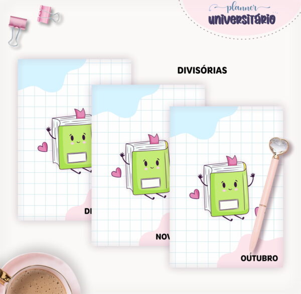 Planner Universitário Mod 01 - Arquivo Digital - Imagem 4