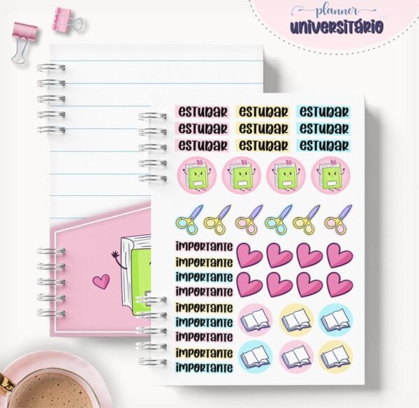 Planner Universitário Mod 04 - Arquivo Digital