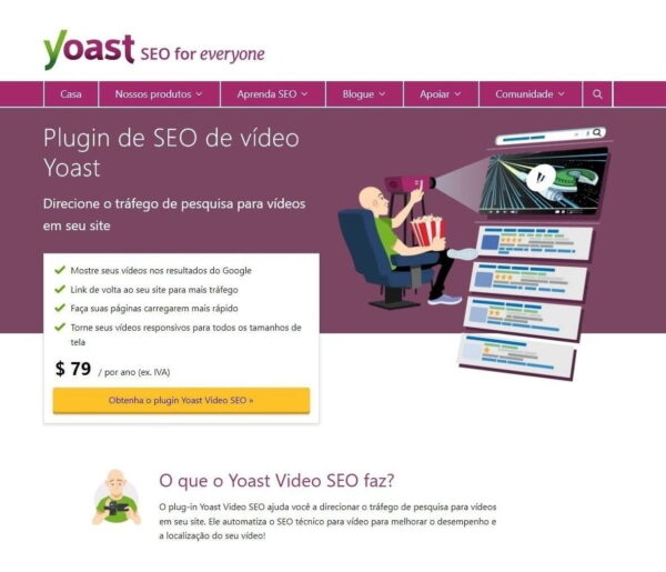 Plugin Atualizado Yoast Seo Premium + Addon Vídeo Local News