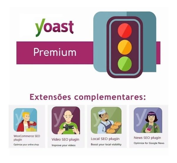 Plugin Atualizado Yoast Seo Premium + Addon Vídeo Local News